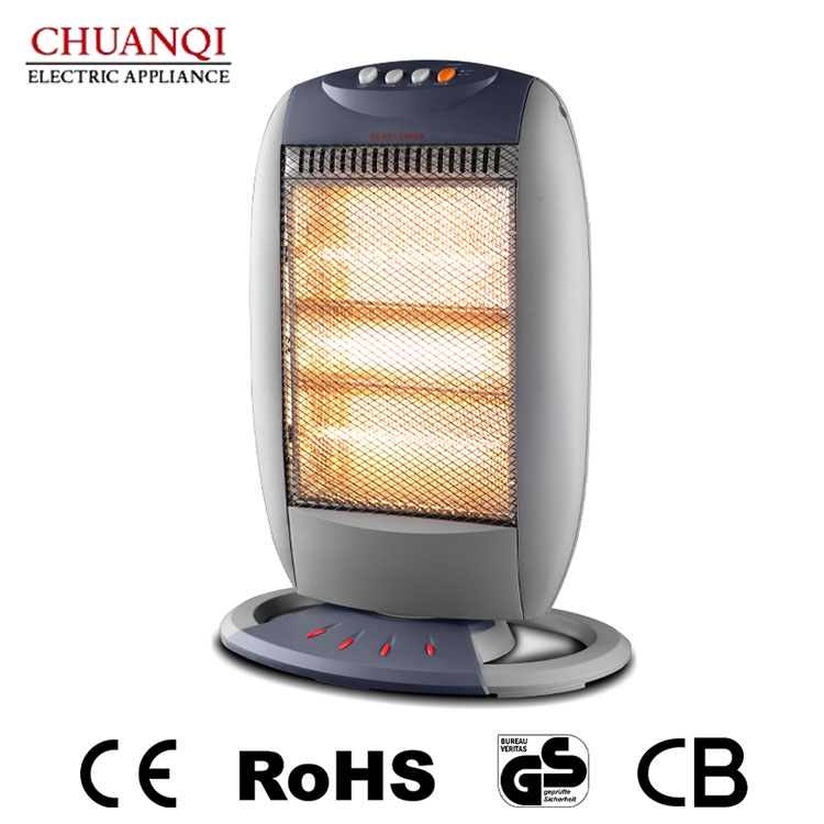 1200W 3 Tubes Halogen Heater na May Chubby Design