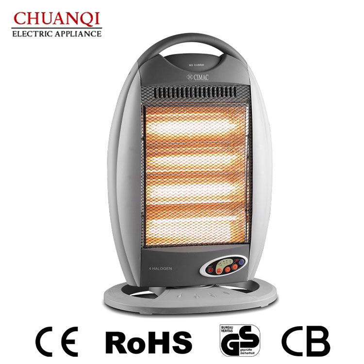 1200W 3 Tubes Halogen Heater na May Handle