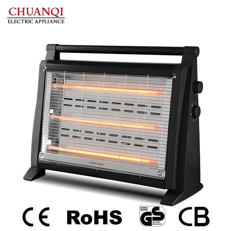 1800W 3 Tubes Quartz Heater na May Handle