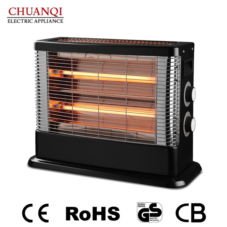 1800W 3 Tubes Quartz Heater na May Thermostat