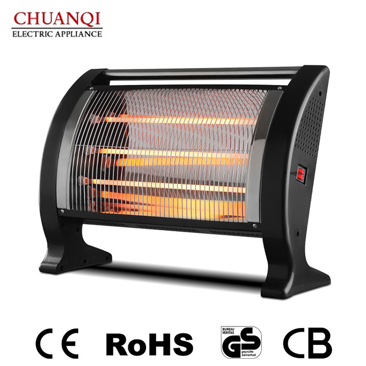 2000W 2 Malaking Tube At 2100W 3 Maliit na Tubes Quartz Heater na May Handle