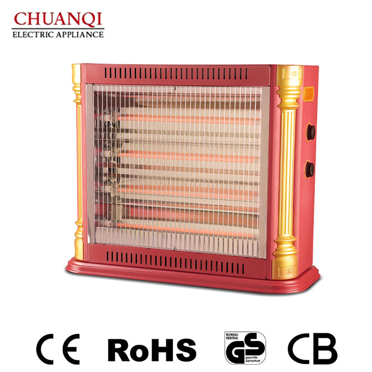 2400W 5 Tubes Quartz Heater na May French Roman Column Design